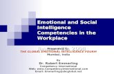 Emotional and Social Intelligence Competencies in the Workplace Emotional and Social Intelligence Competencies in the Workplace January 31, 2008 Presented.