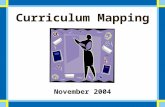 Curriculum Mapping November 2004. Today’s Agenda Pre-Survey Introduction of CM Team Purpose What is Curriculum? Why Map? CM Concepts Tentative Timeline.