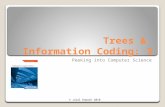 © Jalal Kawash 2010 Trees & Information Coding: 3 Peeking into Computer Science.