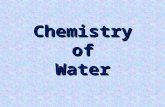 Chemistry of Water I. Temperature A. Measure of the average kinetic energy possessed by the particles of a substance.