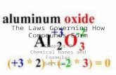 The Laws Governing How Compounds Form Chapter 9 Chemical Names and Formulas Section 5.