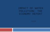 IMPACT OF WATER POLLUTION: THE ECONOMY REPORT SCI256.