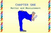 1 CHAPTER ONE Matter and Measurement. 2 Matter and Energy - Vocabulary ChemistryChemistry MatterMatter EnergyEnergy Natural Law-(scientific law)Natural.
