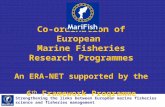Strengthening the links between European marine fisheries science and fisheries management Co-ordination of European Marine Fisheries Research Programmes.