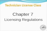 Chapter 7 Licensing Regulations. FCC Regulations The licensing authority for US amateurs is the Federal Communications Commission (FCC). The FCC Regulations.