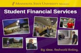 Student Financial Services. Campus Hub campushub@mnsu.edu | 507.389.1866 | Centennial Student Union mnsu.edu/campushub.