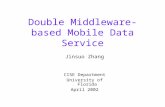 Double Middleware-based Mobile Data Service Jinsuo Zhang CISE Department University of Florida April 2002.