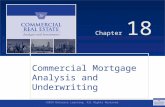 ©2014 OnCourse Learning. All Rights Reserved. CHAPTER 18 Chapter 18 Commercial Mortgage Analysis and Underwriting SLIDE 1.