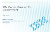 © 2015 IBM Corporation Smarter Social Programs July 2015 Martin Duggan Strategy and Market Development IBM Cúram IBM Cúram Solution for Employment.