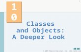 2009 Pearson Education, Inc. All rights reserved. 1 10 Classes and Objects: A Deeper Look.