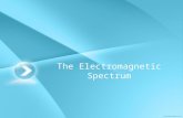The Electromagnetic Spectrum. In this session we will, Review the electromagnetic spectrum Discuss the various forms of energy represented on the electromagnetic.