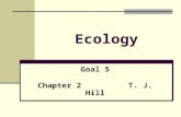 Ecology Goal 5 Chapter 2T. J. Hill. Goal 5  The learner will develop an understanding of the ecological relationships among organisms.
