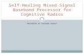 PRESENTED BY OUSSAMA SEKKAT Self-Healing Mixed-Signal Baseband Processor for Cognitive Radios.