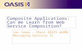 Click to edit Master title style Composite Applications: Can We Learn from Web Service Composition? Ian Jones – Chair OASIS ebXML Messaging Services TC.