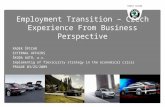 SIMPLY CLEVER Employment Transition – Czech Experience From Business Perspective RADEK ŠPICAR EXTERNAL AFFAIRS ŠKODA AUTO, a.s. Implementig of flexicurity.