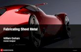 © 2012 Autodesk Fabricating Sheet Metal William Graham Inventor Designer.