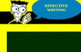 EFFECTIVE WRITING. INTRODUCTION Introduce Yourself Who am I.