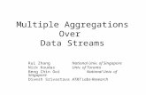 Multiple Aggregations Over Data Streams Rui ZhangNational Univ. of Singapore Nick KoudasUniv. of Toronto Beng Chin OoiNational Univ. of Singapore Divesh.