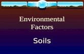 Environmental Factors Soils Earth’s Surface 770 % Water 330 % Land OOnly 10 % of land is arable (suitable for cultivation) OOf this arable land,