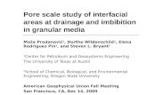 Pore scale study of interfacial areas at drainage and imbibition in granular media Maša Prodanović 1, Dorthe Wildenschild 2, Elena Rodriguez Pin 1, and.