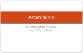 BLI Research Project By: Tiffany Hou Artemisinin.