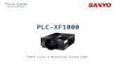 PLC-XF1000 SANYO Sales & Marketing Europe GmbH. Copyright© SANYO Electric Co., Ltd. All Rights Reserved 2007 2 Technical Specifications Model: PLC-XF1000.