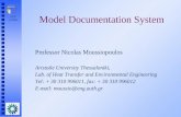 AUT/ LHTEE Model Documentation System Professor Nicolas Moussiopoulos Aristotle University Thessaloniki, Lab. of Heat Transfer and Environmental Engineering.