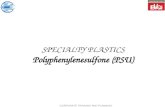 CORPORATE TRAINING AND PLANNING SPECIALTY PLASTICS Polyphenylenesulfone (PSU)