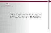 Data Capture in Encrypted Environments with Sebek.