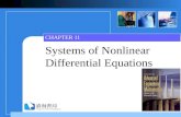 Systems of Nonlinear Differential Equations CHAPTER 11.