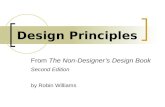 Design Principles From The Non-Designer’s Design Book Second Edition by Robin Williams.
