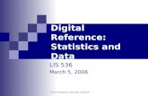 Chuck Humphrey, University of Alberta Digital Reference: Statistics and Data LIS 536 March 5, 2008.