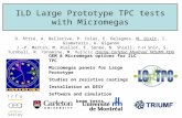 ILD Large Prototype TPC tests with Micromegas D. Attié, A. Bellerive, P. Colas, E. Delagnes, M. Dixit, I. Giamatoris, A. Giganon J.-P. Martin, M. Riallot,