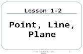 Lesson 1-1 Point, Line, Plane 1 Lesson 1-2 Point, Line, Plane.