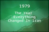 1979 The Year Everything Changed in Iran. A Trip Back in Time… Sunni-Shia split – “struggle for the soul of Islam”  Influences on democracy/globalization.