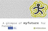 A glimpse of myfuture for Parents Introduction Career Management The world of work is increasingly more complex. Self managing learning over a lifetime.