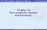 Chapter 15 The Lymphatic System and Immunity. Function of the Lymphatic System Protect body from pathological bacteria, foreign tissue cells, and cancerous.