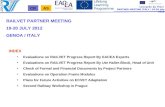 PARTNER MEETING ITALY / 19-20 July 2012 RAILVET PARTNER MEETING 19-20 JULY 2012 GENOA / ITALY INDEX Evaluations on RAILVET Progress Report By EACEA Experts.