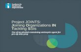 Project JOINTS: Joining Organizations IN Tackling SSIs Use of an alcohol-containing antiseptic agent for pre-op skin prep.