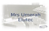 Mrs Umerah Elutec. Sixth Form Information Evening.