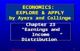 ©2004 Prentice Hall Publishing Ayers/Collinge, 1/e 1 Chapter 23 “Earnings and Income Distribution”