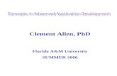 Clement Allen, PhD Florida A&M University SUMMER 2006.