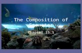 The Composition of Seawater Chapter 15.1. Salinity Salinity is the total amount of solid material dissolved in water Because the proportion of dissolved.