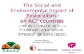 Joep van Mierlo, Director VSF-Belgium The Social and Environmental Impact of Pastoralism on ACP countries 27th MEETING OF ACP-EU ECONOMIC AND SOCIAL INTEREST.