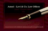 Israel - Ukraine Offices 2006 Amsel - Levi & Co. Law Offices 24 Yavne St. Tel Aviv, T. 972 3 5667888 E. info@amsel-levi.com W. .