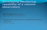 Developing monitoring capability of a volcano observatory Esline Garaebiti, Sylvain Todman Vanuatu Meteorological and Geohazards Department Gill Jolly,
