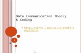 Data Communication Theory & Coding  1 Ya Bao.