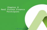 © 2015 OnCourse Learning Chapter 8 Real Estate Finance Principles.