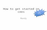 How to get started on cees Mandy SEP Style. Resources Cees-clusters SEP-reserved disk20TB SEP reserved node35 (currently 25) Default max node149 (8 cores.