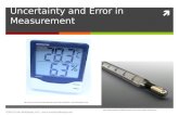 Uncertainty and Error in Measurement ©2010 Travis Multhaupt, M.S.,  .